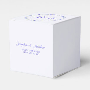 Ballotins Couronne de fleurs de lavande Monogramme Mariage