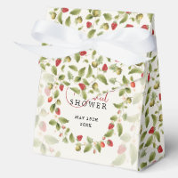 Couronne de fleurs sauvages de fraises douces roug
