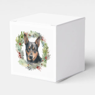 Ballotins Couronne de Noël festive de Kelpie australien