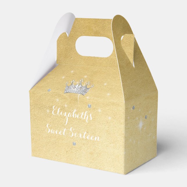 Ballotins Couronne de Princesse en Or pour Douze Ans, Quince (Verso)