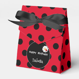 Ballotins Coute Polka point Ladybug Daisy Flower fête d'anni