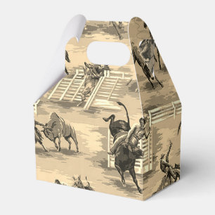 Ballotins Cow-boy de Rodéo Occidental Rétro Vintage