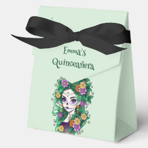 Ballotins Crâne à sucre Dia de Muertos Quinceañera espagnol