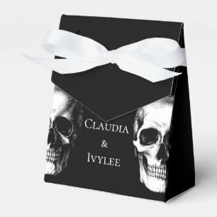 Ballotins Crâne gothique Halloween Mariage Faveur Boxes