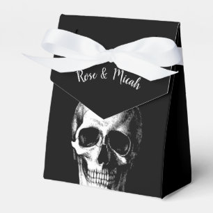 Ballotins Crâne gothique Halloween Mariage Faveur Boxes