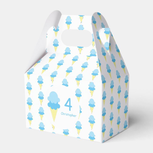 Ballotins Crème de glace Enfants d'été Anniversaire (Verso)