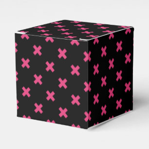 Ballotins Crochis Fuchsia sur noir