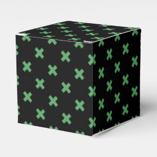 Ballotins Croix verte coutures sur noir