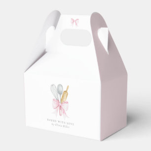 Ballotins Cuite Avec Amour Nœud Rose Coquette Personnalisé