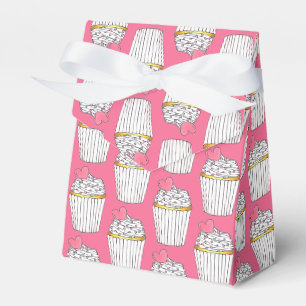 Ballotins Cupcake Coeur Rose Frosted Saupoudrer Dessert Amou