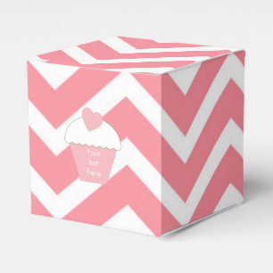 Ballotins Cupcake rose et Chevron