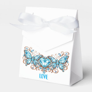Ballotins Custom Blue Butterflies Love Valentine Day Gift