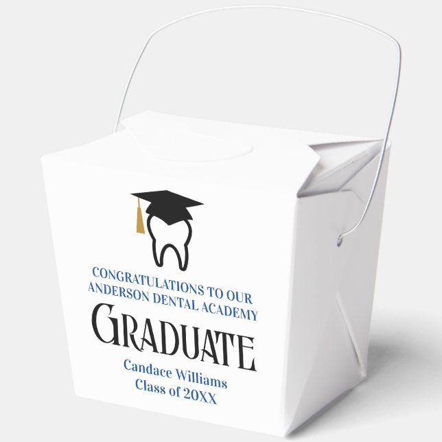 Ballotins Custom Blue Dental School Graduation Party (Recto)