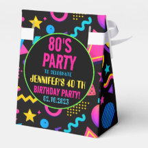 Custom Retro Neon 80’s Birthday – Fun Adult 