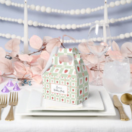 Ballotins Custom Strawberry Gingham Birthday