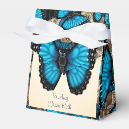 Ballotins Customisée Bleu Morpho Butterfly Swirl