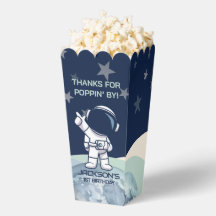 Cute astronaute spatiale Anniversaire Popcorn
