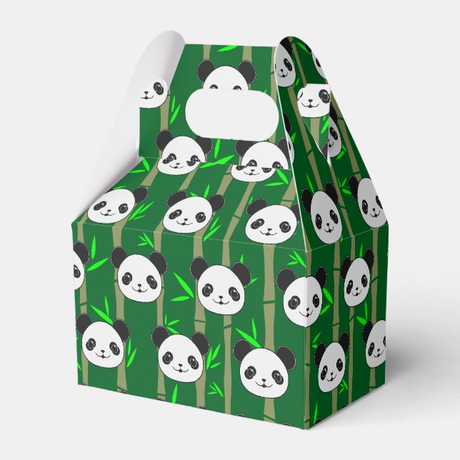Ballotins Cute Bamboo Panda Motif Personnalisé (Verso)