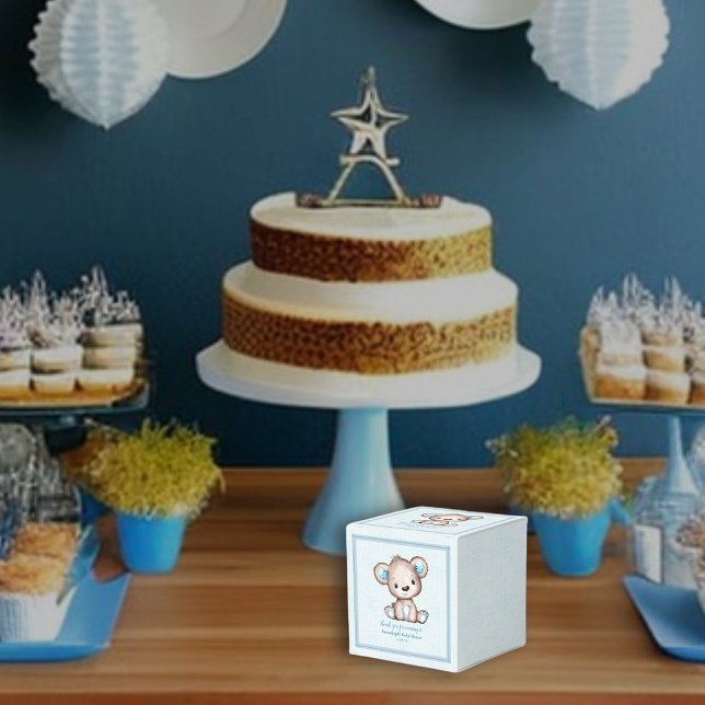 Ballotins Cute Brown Ours Garçon Blanche Bleue (Créateur téléchargé)