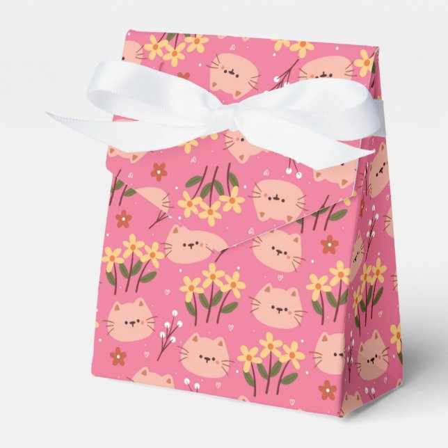 Ballotins Cute Chat et Fleurs (Verso)