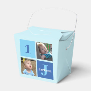 Ballotins Cute Custom Photo Boys 1ère fête d'anniversaire