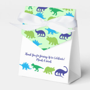 Ballotins Cute Dinosaur Baby shower Dino Blue et Green Boy