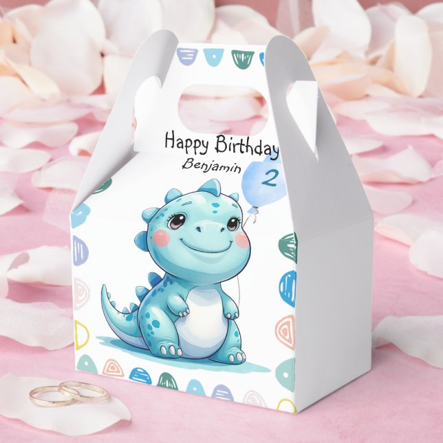 Ballotins Cute Dinosaur rugir garçon Bonne fête d'anniversai (Mariage)