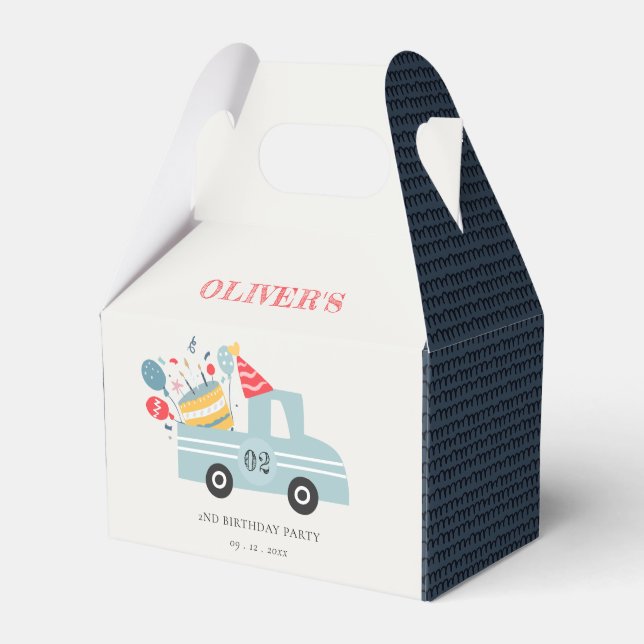 Ballotins Cute Dusky Blue N'importe quel âge Anniversaire Fê (Verso)