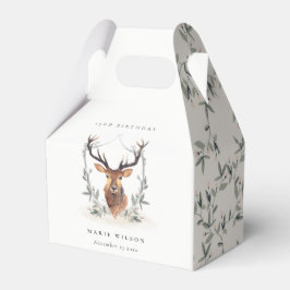 Ballotins Cute Dusky Deer Floral Crest N'Importe Quel Âge An