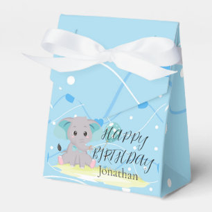 Ballotins Cute Elephant Coeur bleu Anniversaire Garçon Ballo