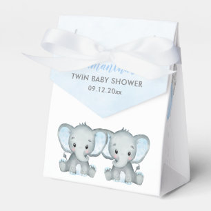 Ballotins Cute Elephant Twin Boys Balloon Baby shower