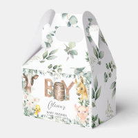 Cute Farm Animaux Verdure Garçon Grange Baby showe