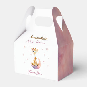 Ballotins Cute Giraffe Aquarelle fille Ballotin Baby shower