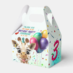 Ballotins Cute Giraffe Colorful Confetti Anniversaire de enf