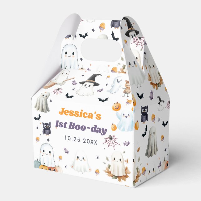 Ballotins Cute Halloween Fantôme 1er anniversaire (Verso)