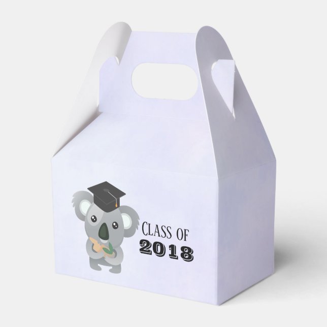 Ballotins Cute Koala Ours dans la casquette de graduation Cl (Verso)