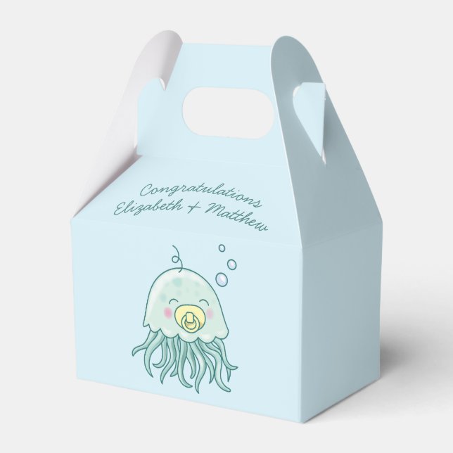 Ballotins Cute méduse Baby shower Kawaii (Verso)
