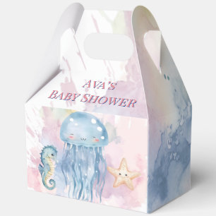 Ballotins Cute méduse et amis Baby shower Pastel