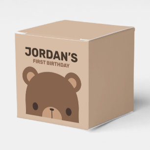 Ballotins Cute Petit Ours Brown Anniversaire