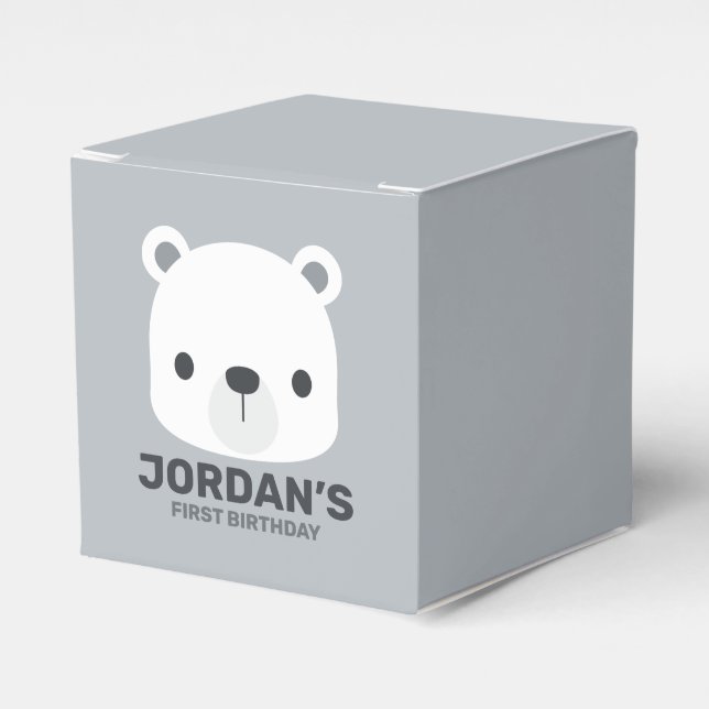 Ballotins Cute Petit Ours Brown Anniversaire (Verso)