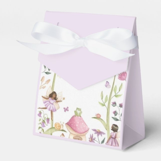 Ballotins Cute Pink fairy Coquette primer cumpleaños (Verso)