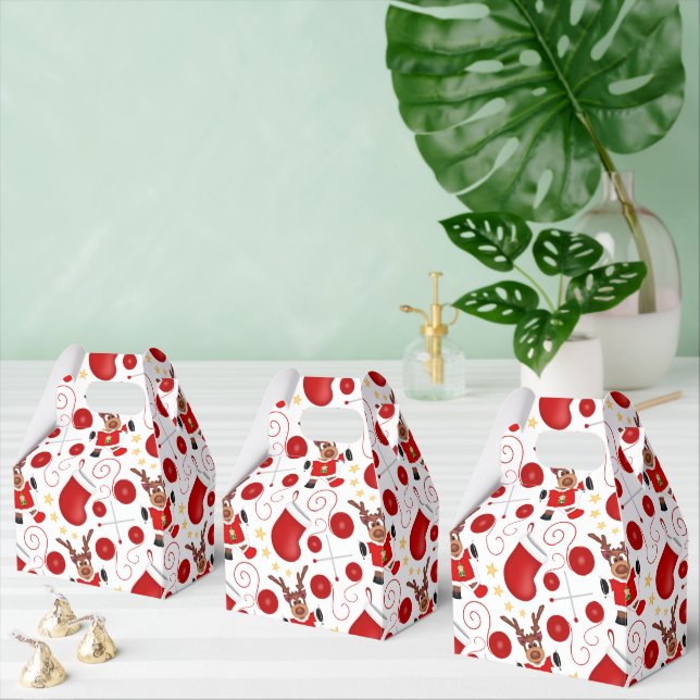 Ballotins Cute Red Holiday Christmas Reindeer (Multiple)