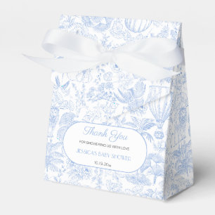 Ballotins Cute Safari Toile de Jouy Baby shower Merci