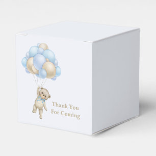Ballotins Cute Teddy Ours Bleu Or Abstrait Merci