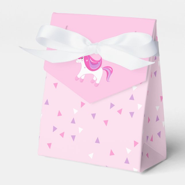Ballotins Cute Unicorn Anniversaire fille Ballotin rose 🦄 (Verso)