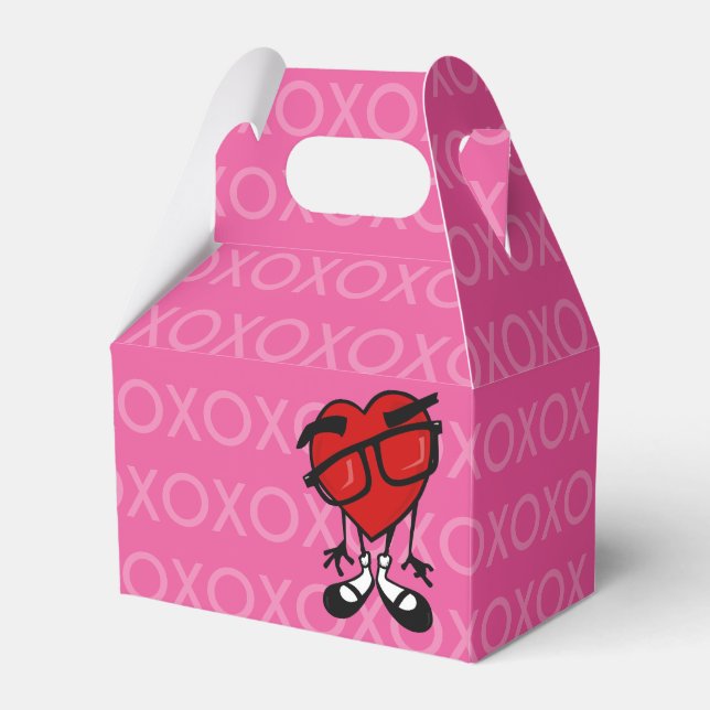 BALLOTINS CUTE VALENTINE'S DAY RED HEART GABLE BALLOTIN (Verso)