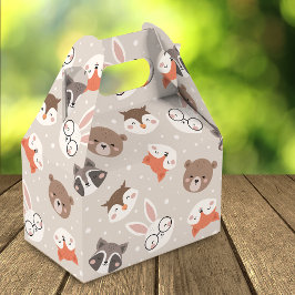Ballotins Cute Woodland Animal Enfants Motif fête d'annivers
