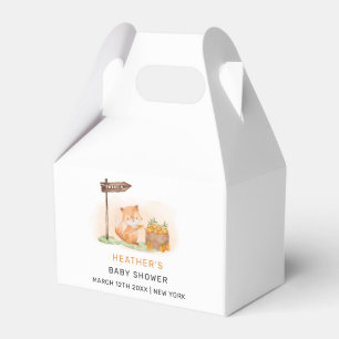Ballotins Cute Woodland Fox Citrus Orange Farm Baby shower