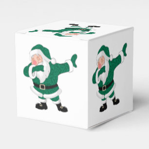 Ballotins Dabbing Green Santa Claus   Fun Holiday XMAS Humou