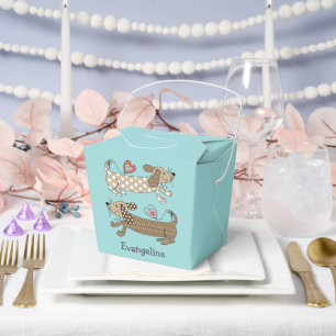 Ballotins Dachshund, chien de saucisse personnalisé